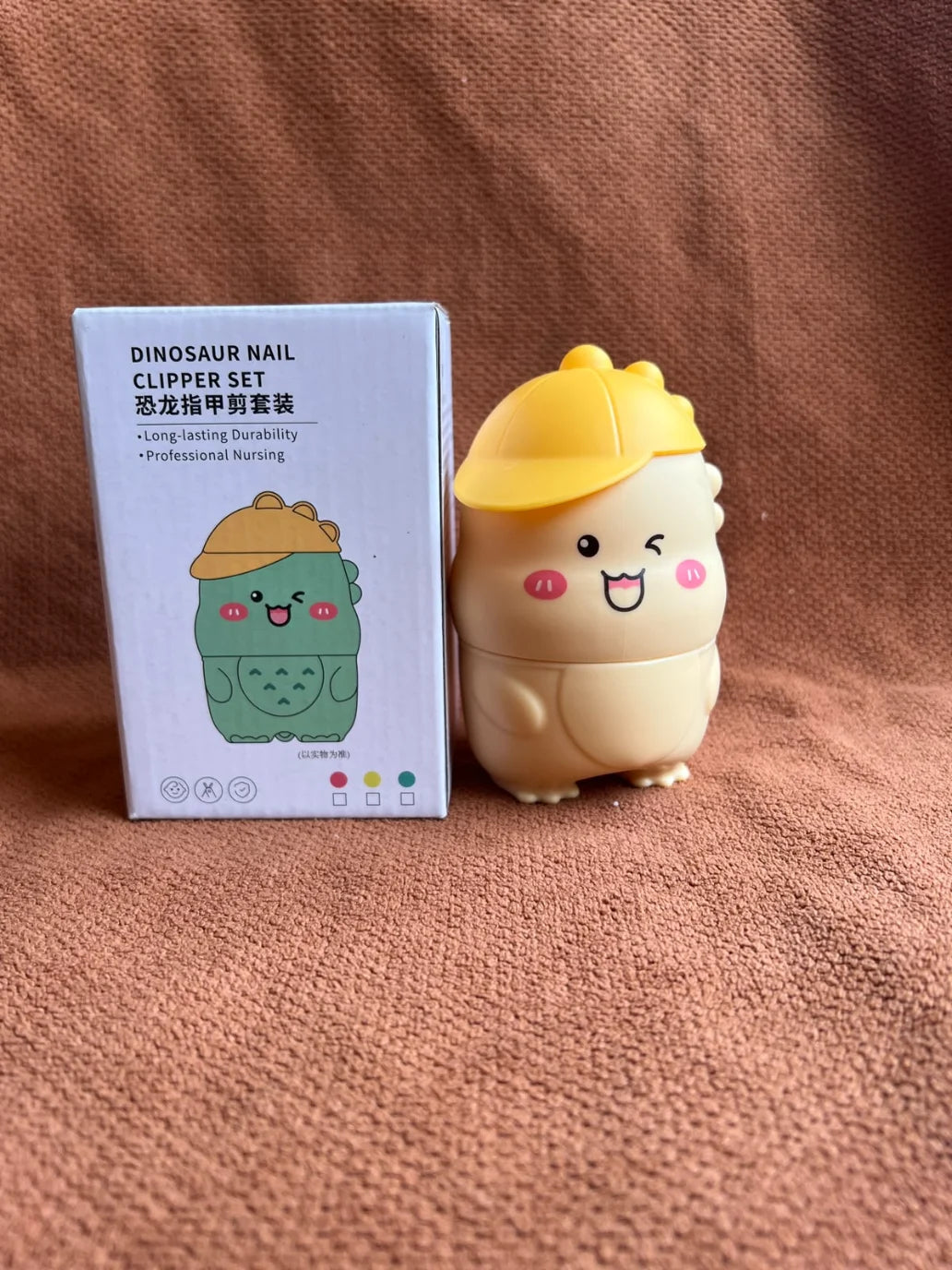 Baby Grooming Kit for Newborns – Cute Dinosaur Nail Care Set