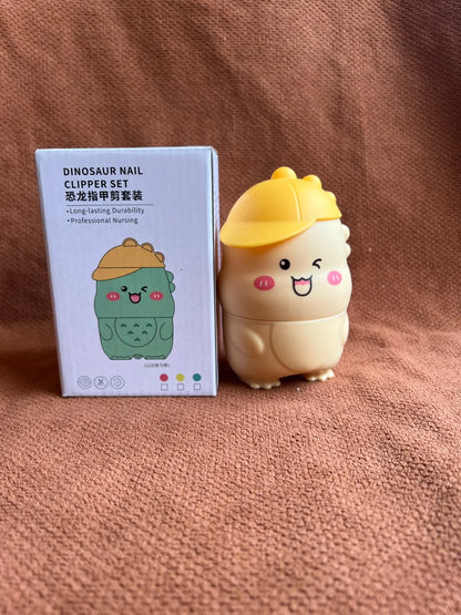 Baby Grooming Kit for Newborns – Cute Dinosaur Nail Care Set