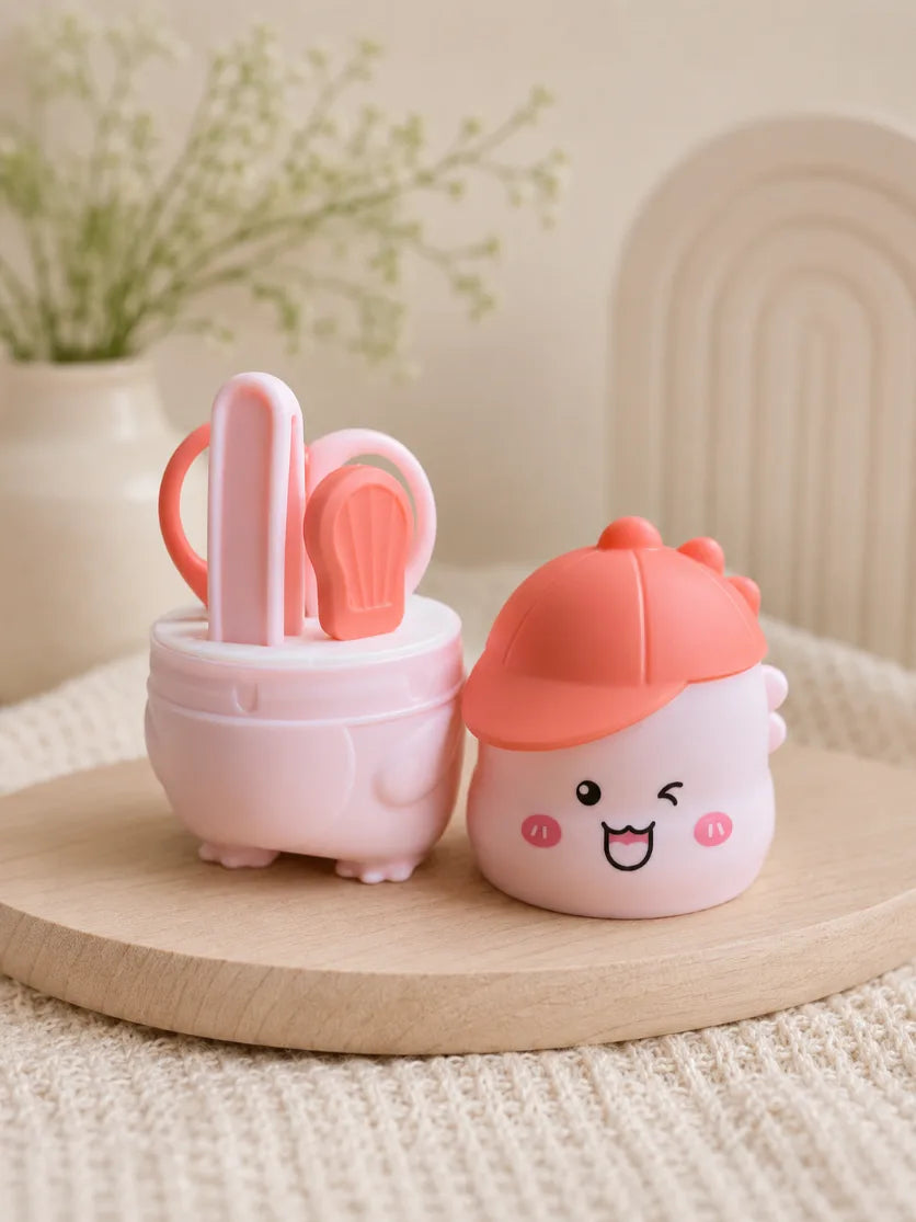 Baby Grooming Kit for Newborns – Cute Dinosaur Nail Care Set