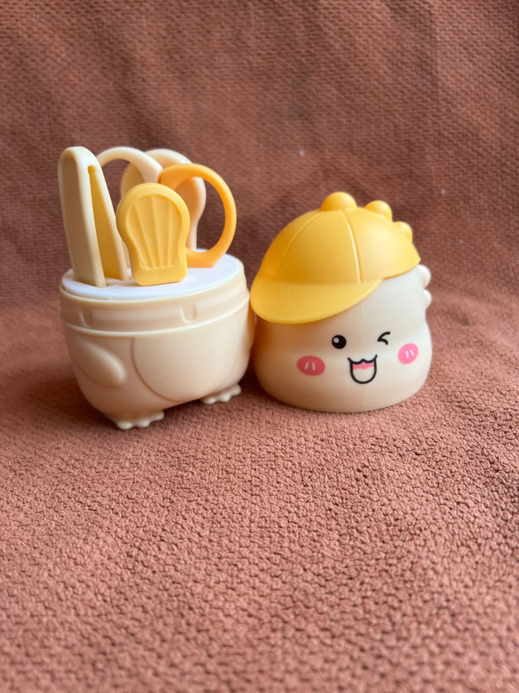 Baby Grooming Kit for Newborns – Cute Dinosaur Nail Care Set