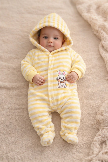 Baby Hooded Winter Romper