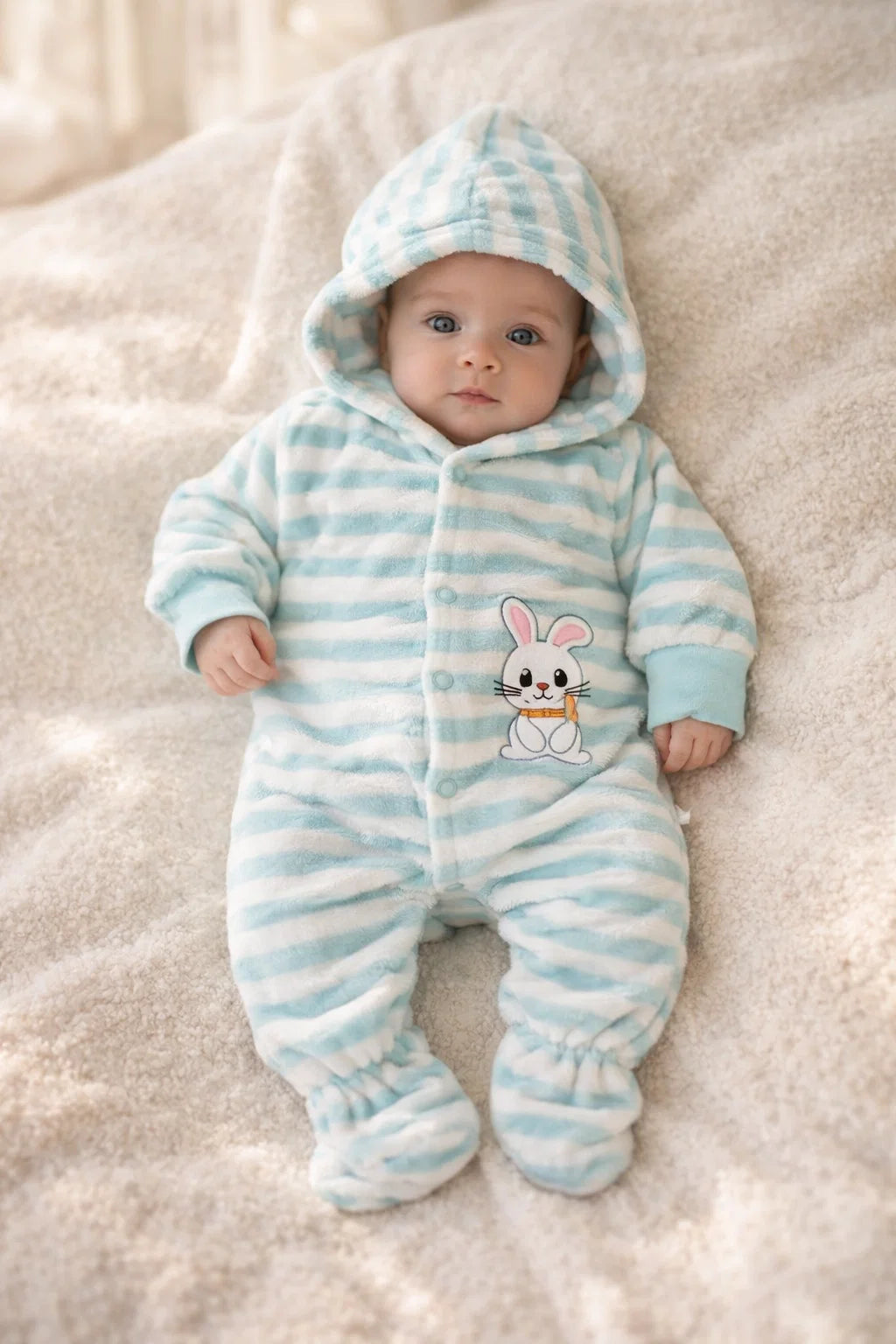 Baby Hooded Winter Romper
