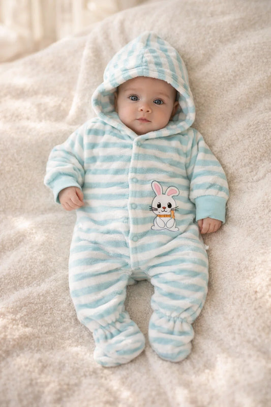 Baby Hooded Winter Romper