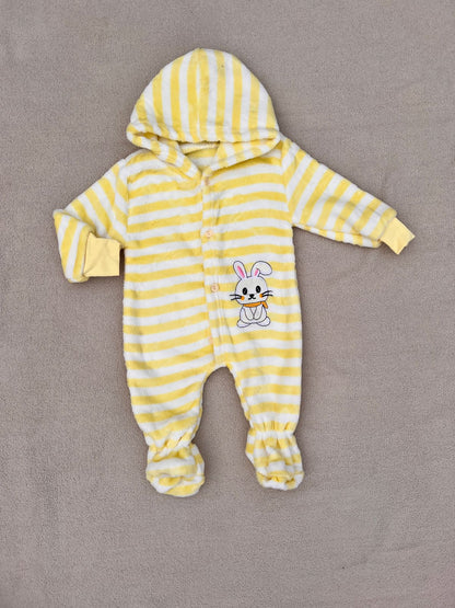 Baby Hooded Winter Romper