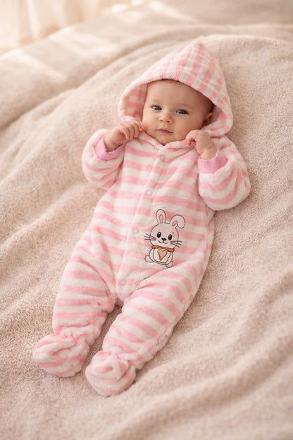 Baby Hooded Winter Romper