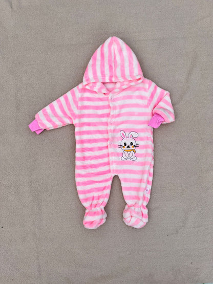 Baby Hooded Winter Romper