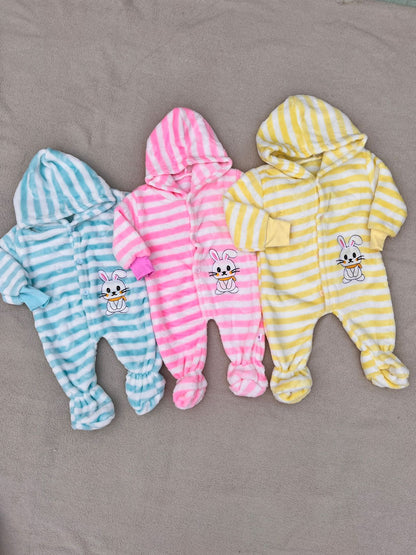 Baby Hooded Winter Romper