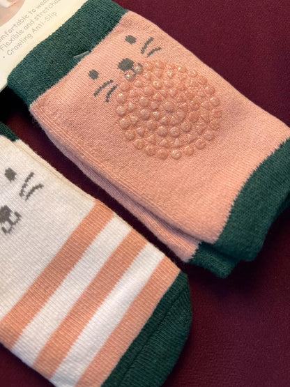 Baby Knee Pad Protectors and Socks Set | Soft & Breathable