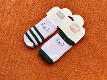Baby Knee Pad Protectors and Socks Set | Soft & Breathable