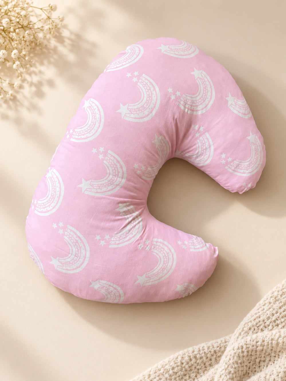 Baby Feeding & Nursing Pillow | Soft Support Cushion for Moms & Babies