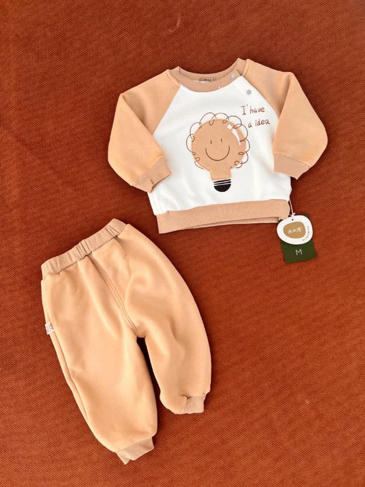 Baby Two-Piece Set | Soft Blanket-Style Fabric
