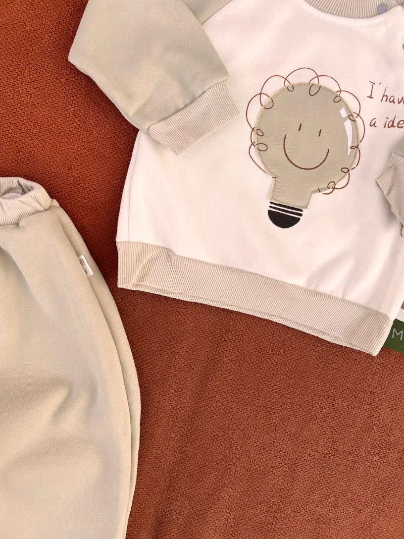 Imported Baby Two-Piece Set | Soft Blanket-Style Fabric