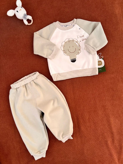 Imported Baby Two-Piece Set | Soft Blanket-Style Fabric