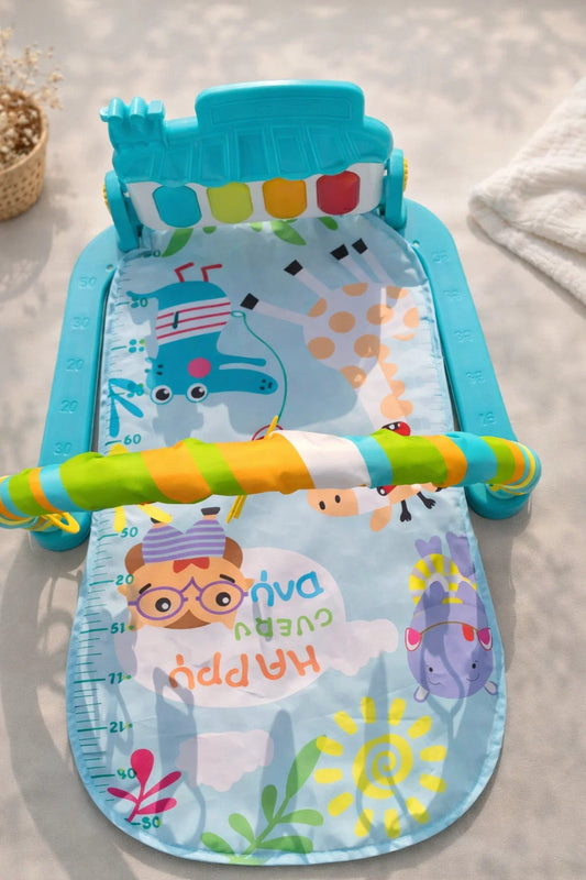 Baby Pedal Piano Play Mat with Activity Gym
