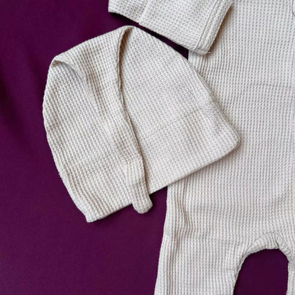 Baby Romper Set with Cap & Headband