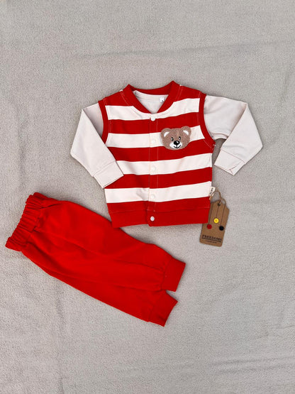 Baby Winter 3 Piece Suit | Jacket Shirt Trouser Set