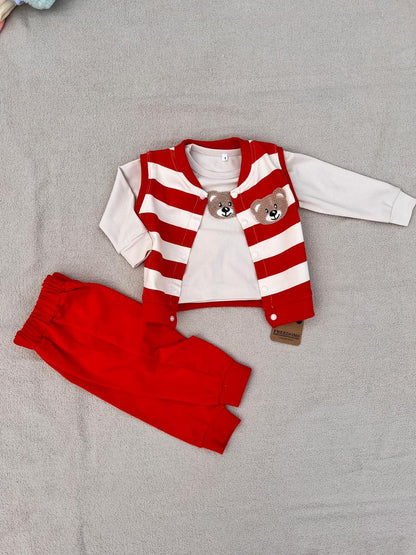 Baby Winter 3 Piece Suit | Jacket Shirt Trouser Set