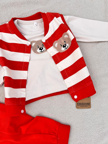 Baby Winter 3 Piece Suit | Jacket Shirt Trouser Set