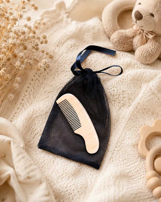 Baby Wooden Hair Comb / Brush