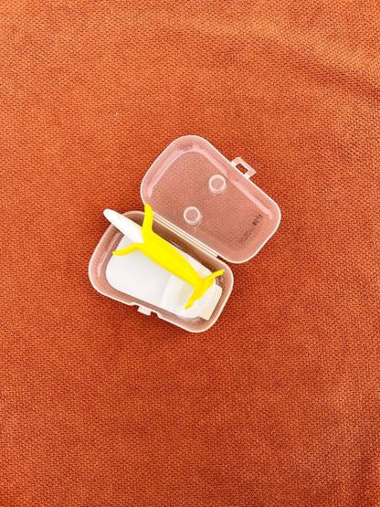 Banana Shape Baby Training Toothbrush & Teether with Case