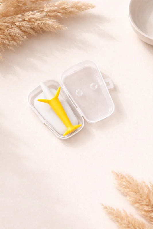 Banana Shape Baby Training Toothbrush & Teether with Case