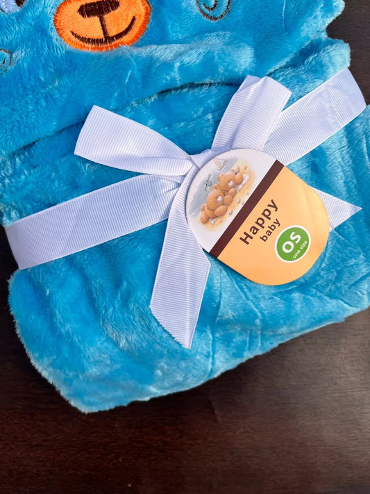 Character Wrapping Shawl – Cozy, Fun & Stylish blue