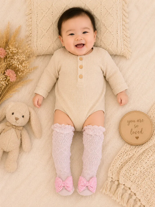 Cute Baby Knee High Socks for Kids – Soft & Comfortable