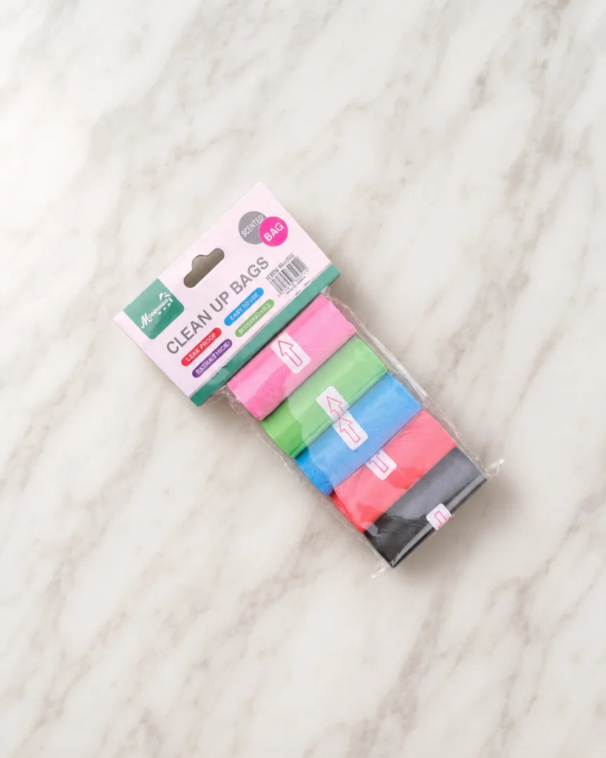 Diaper Bag Dispenser Refill – 5-Pack Strong Disposal Rolls