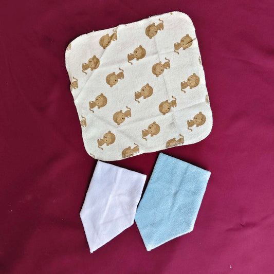 Face towels pack of 3 dogs 2