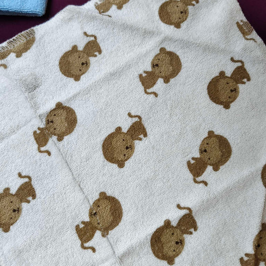 Face Towels for Babies – 3-Pack Soft & Absorbent Cotton Washcloths | puppy