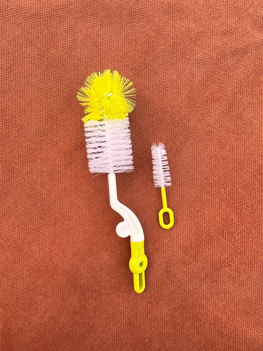 Feeder Cleaning Brush – 1-Piece Colorful Must-Have for Baby Bottle Cleaning | Yellow | BPA-Free