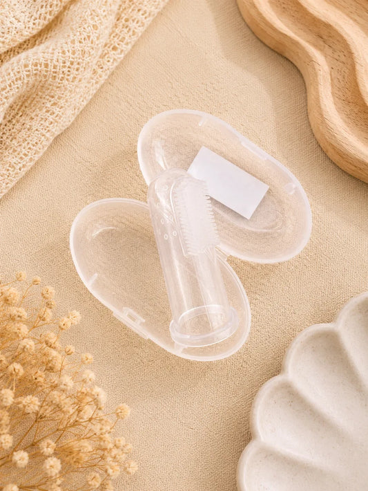 Silicone Finger Toothbrush with Storage Box