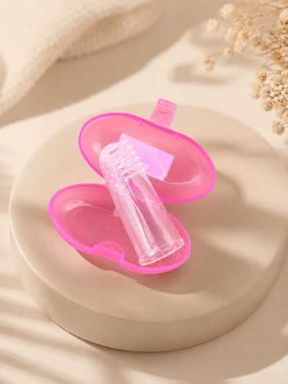 Silicone Finger Toothbrush with Storage Box