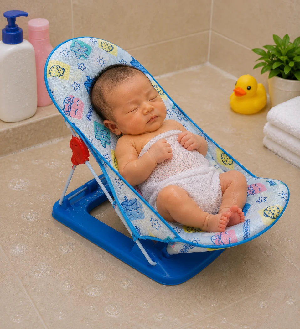 Foldable Baby Bather – Comfortable & Safe Newborn Bath Seat (small)