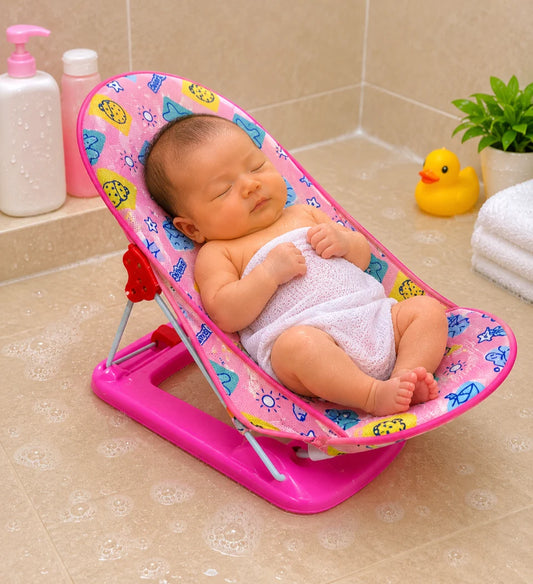 Foldable Baby Bather – Comfortable & Safe Newborn Bath Seat (small)