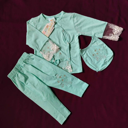 Girls 3-pieces set ferozi