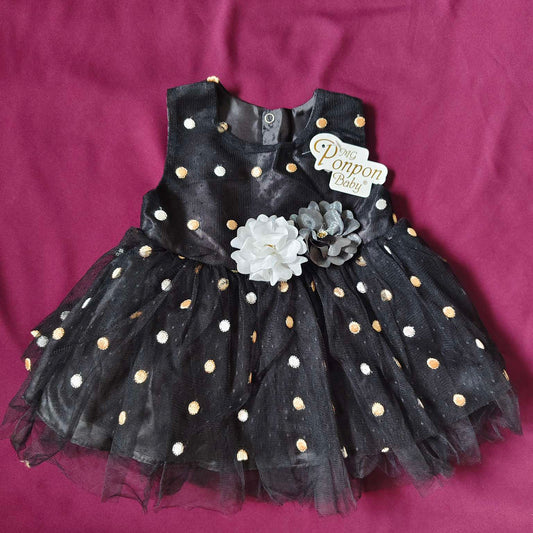 5-Piece Baby Girl Dress Set – Elegant Party Outfit for Newborns