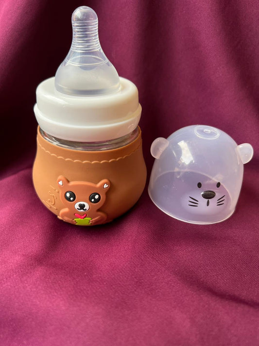Yes Glass Feeder 60ml - 2OZ | BPA-Free Feeding Bottle for Newborns