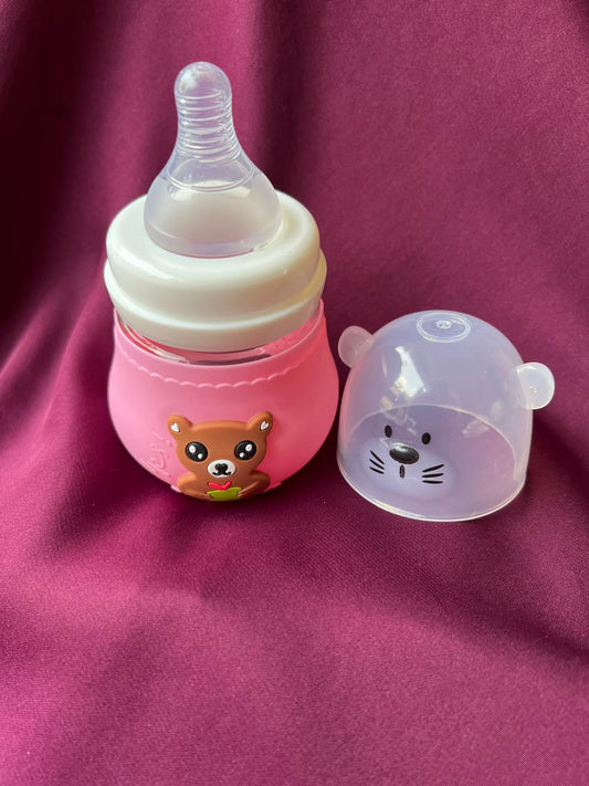 Yes Glass Feeder 60ml - 2OZ | BPA-Free Feeding Bottle for Newborns