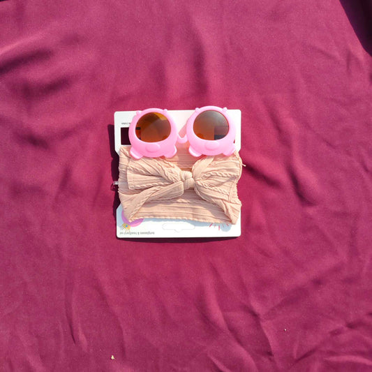 Hair Bands with Glasses – 2-in-1 Stylish Accessory for Baby Girls