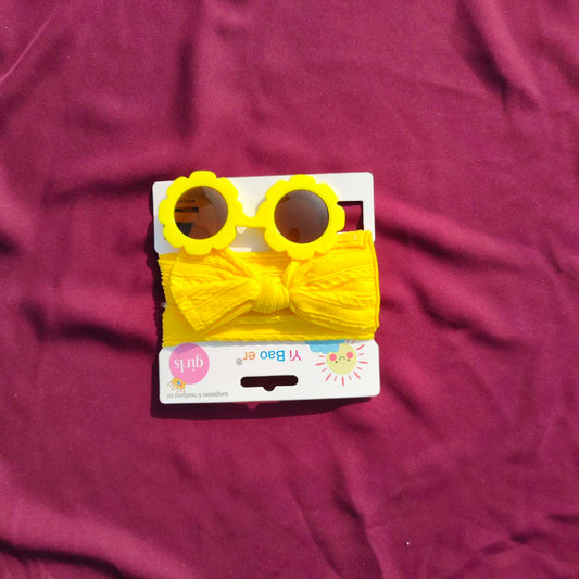 Hair Bands with Glasses – 2-in-1 Stylish Accessory for Baby Girls