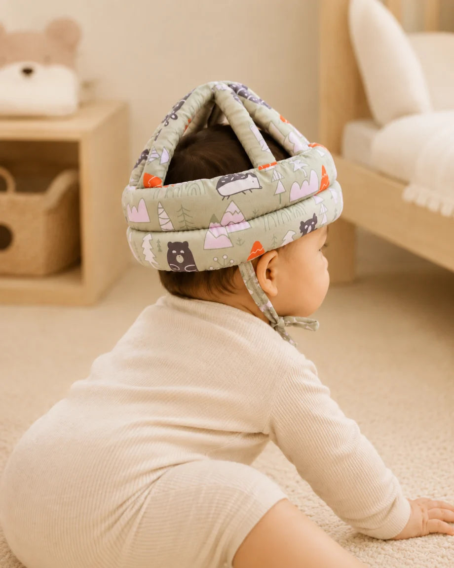 Baby Head Protection Cap – Soft Safety Helmet