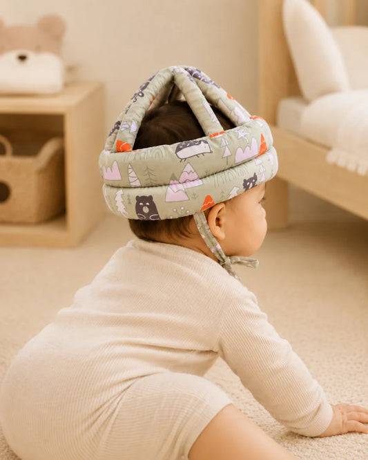 Baby Head Protection Cap – Soft Safety Helmet