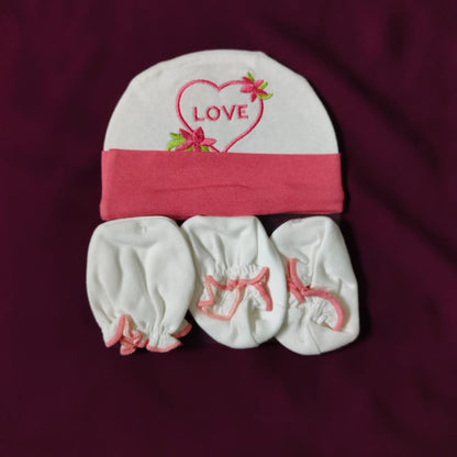 Imported Baby Cap Set – Soft & Cozy
