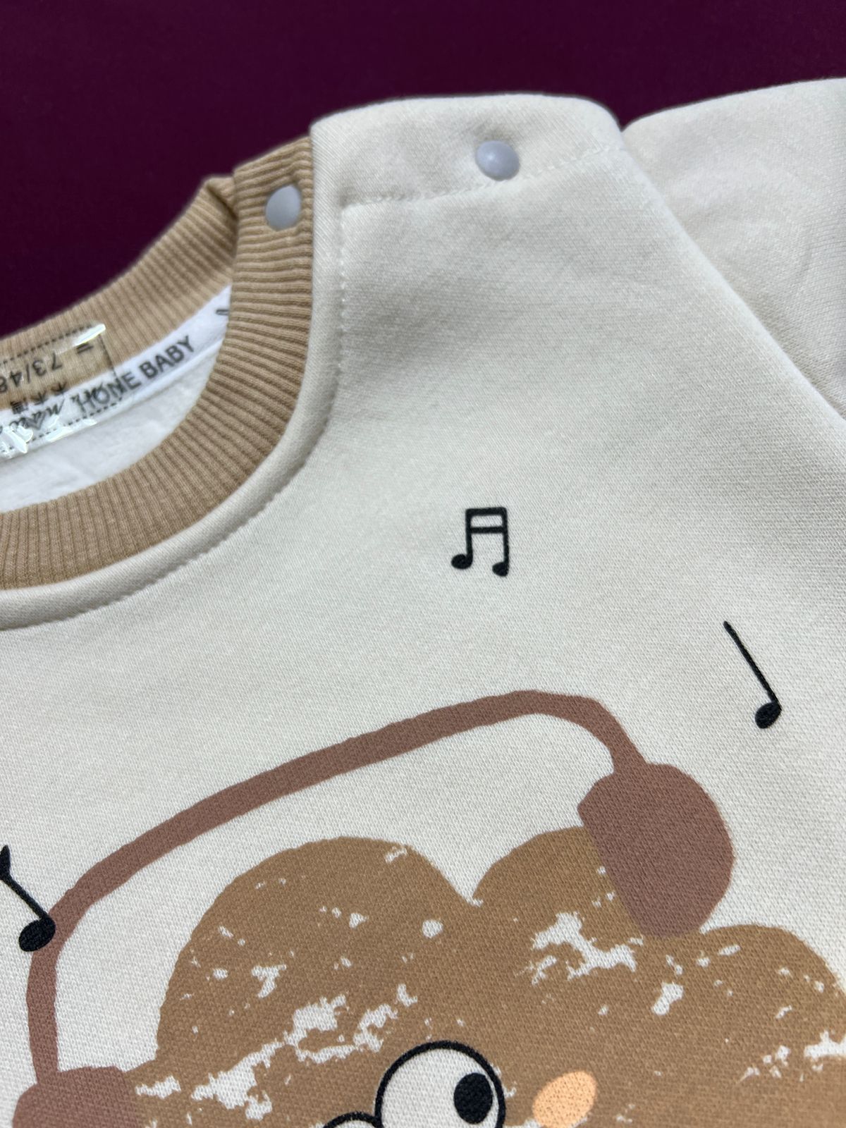 Cozy Two-Piece Baby Clothing Set – Warm Double Fabric Outfit