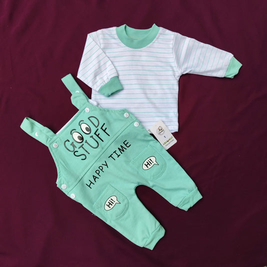 Dungaree Romper – Imported Fabric