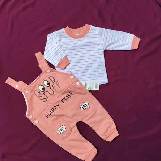 Baby Dungaree Set – 2-Piece Romper Outfit