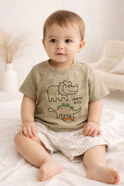 Imported 2-Piece Baby Clothing Set – Shirt & Shorts | Premium Summer Wear for Kids