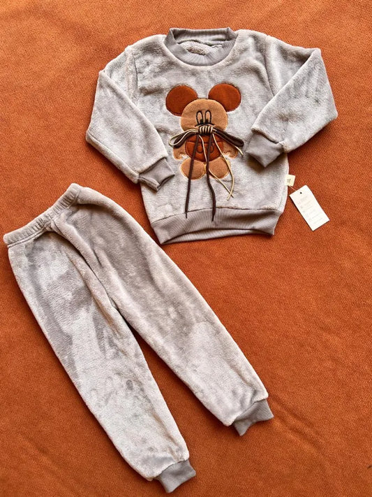 Imported 2-Piece Velvet Winter Set