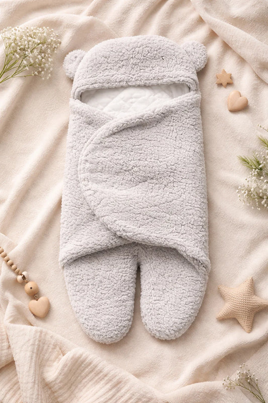 Imported Wool Baby Swaddle – Ultra-Soft, Warm & Cozy